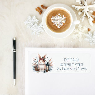 Winter Vibes Rabbit - Return address 