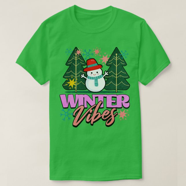 Winter Vibes T-Shirt (Design Front)