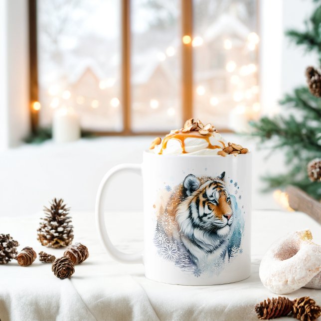 Winter Vibes Tiger -  Coffee Mug (Creator Uploaded)