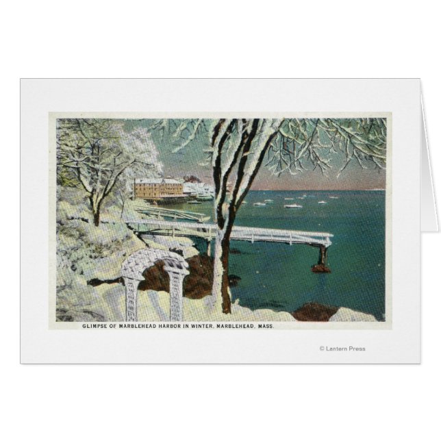 Winter View of the Marblehead Harbour (Front Horizontal)