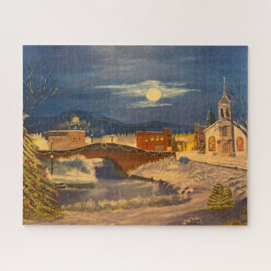 Winter Village, by Gary Poling Jigsaw Puzzle