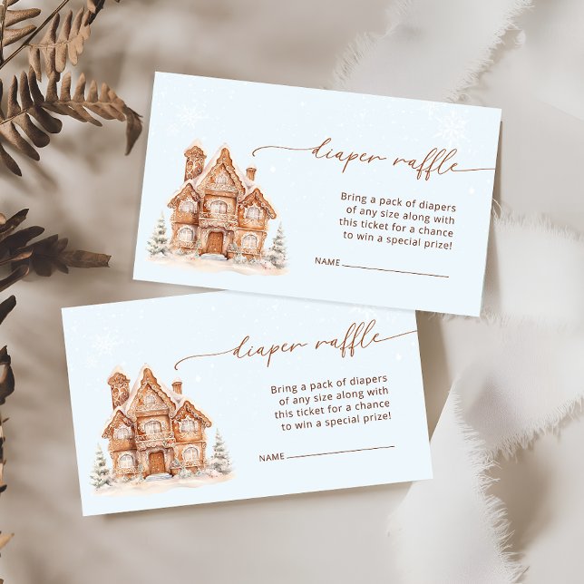 Winter Village Diaper Raffle Enclosure Card (Creator Uploaded)