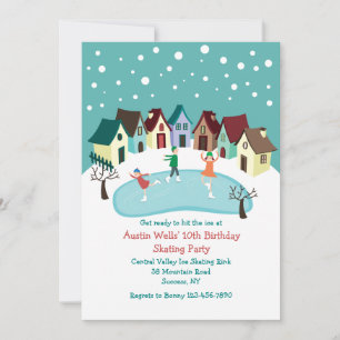 Winter Village Invitation