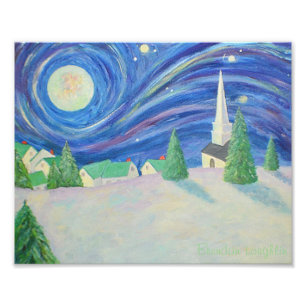 Winter Village Photo Print