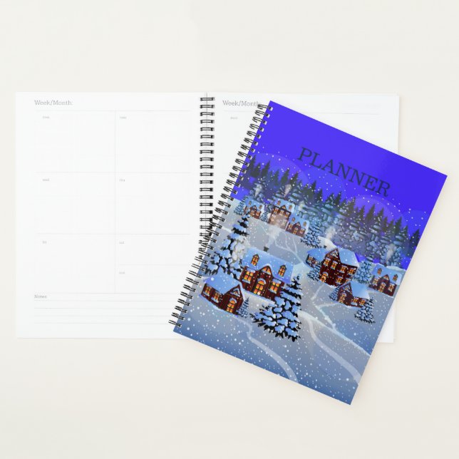 Winter Village Planner – Cosy Holiday Organiser (Display)