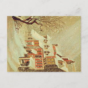 Winter Village Postcard