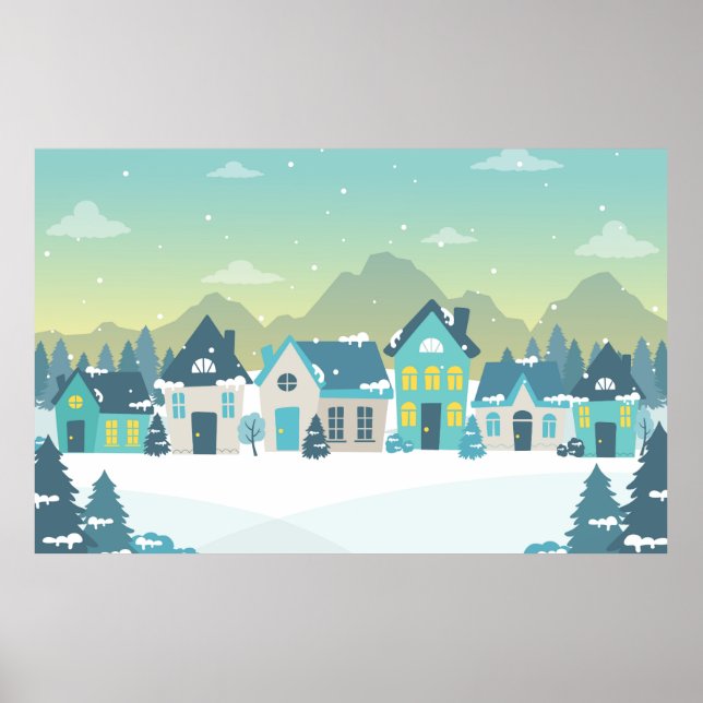 Winter Village Poster (Front)
