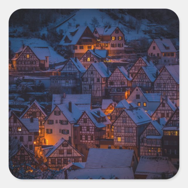 winter village stickers (Front)