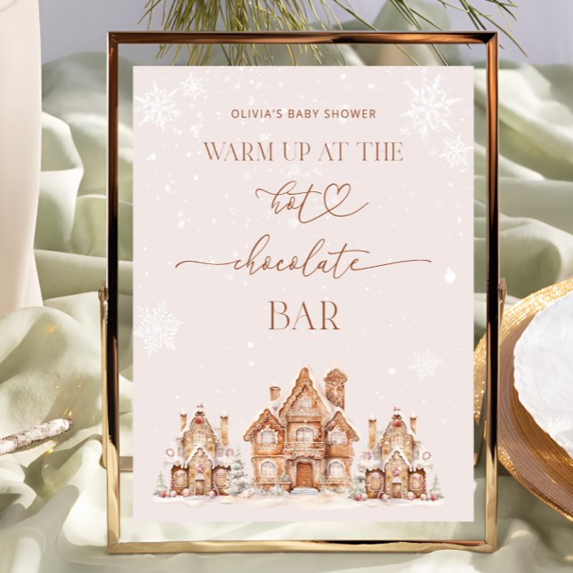 Winter Village Warm up at the Hot Chocolate Bar  Poster (Creator Uploaded)