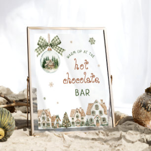 Winter Village Warm up at the Hot Chocolate Bar  Poster