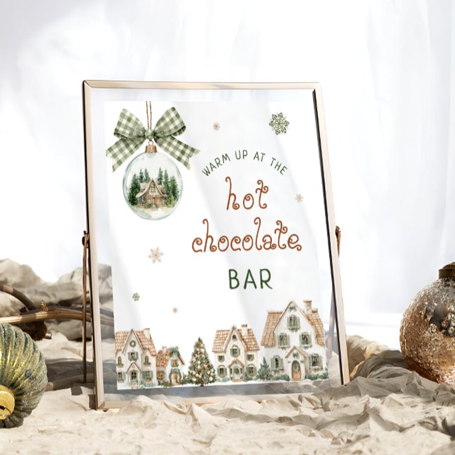 Winter Village Warm up at the Hot Chocolate Bar  Poster (Creator Uploaded)