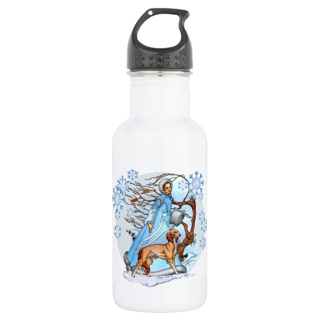 Winter Walk 532 Ml Water Bottle (Front)