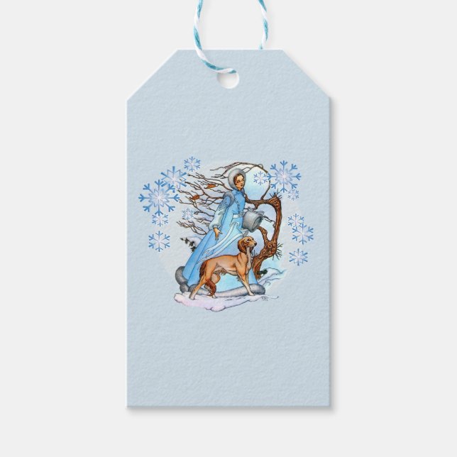 Winter Walk Gift Tags (Front)