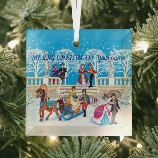  Winter walk  Glass Tree Decoration (Insitu)