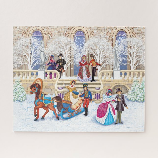 Winter walk jigsaw puzzle (Horizontal)