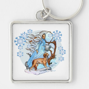 Winter Walk Key Ring