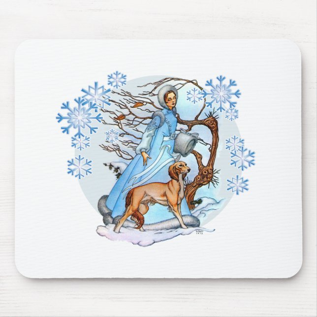 Winter Walk Mouse Mat (Front)