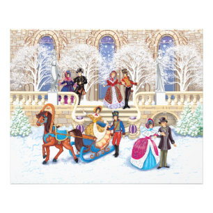 Winter walk photo print