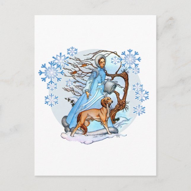 Winter Walk Postcard (Front)