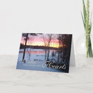 Winter warms our Hearts Card