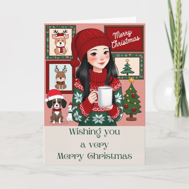 Winter Warmth Holiday Card (Front)