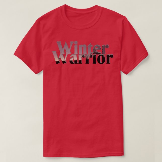 Winter Warrior T-Shirt (Design Front)