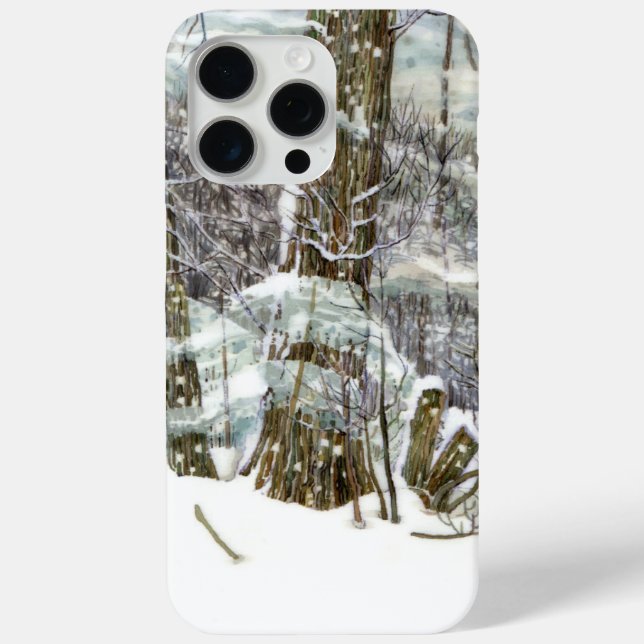 Winter Watercol painting Case-Mate iPhone Case (Back)