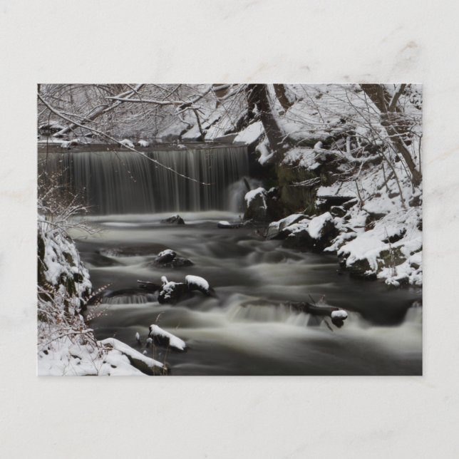 Winter Waterfall postcard (Front)