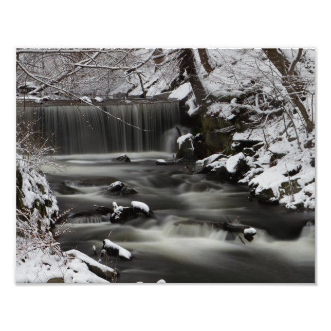 Winter Waterfall print (Front)