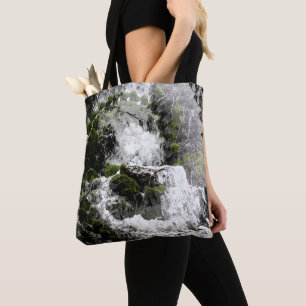 Winter waterfall....... tote bag