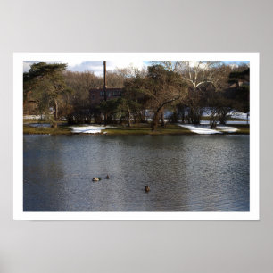Winter Waterscape Poster