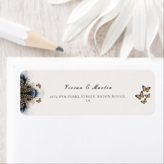 Winter Waves With Golden Wings Wedding Address