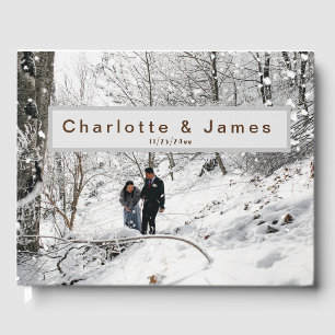 Winter Wedding Guest Book