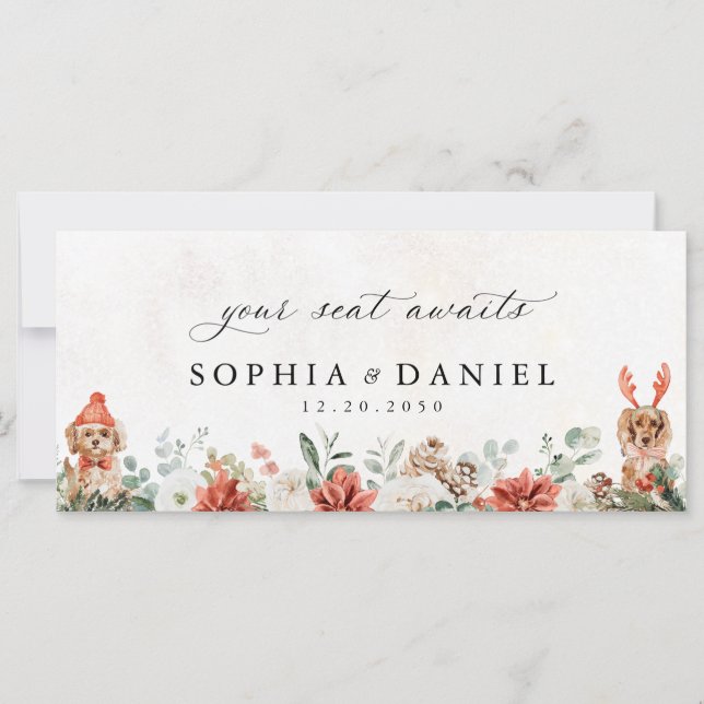 Winter Wedding Head Table Sign (Front)