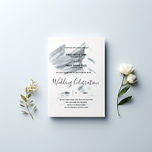 Winter wedding invitation