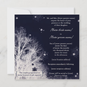 Winter Wedding Invitation