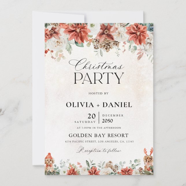 Winter Wedding Invitation (Front)