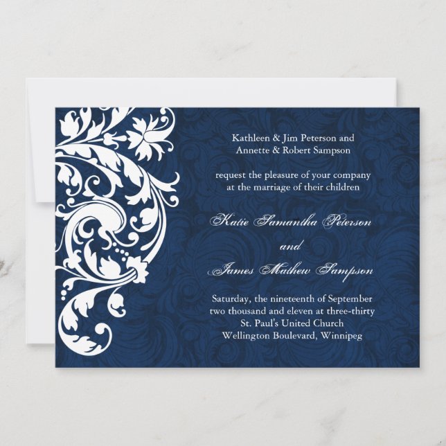 Winter Wedding Invitation (Front)