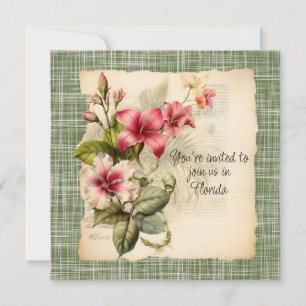 Winter Wedding Invitation In Florida