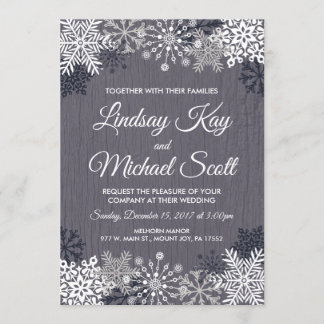 Winter Wedding Invitations