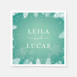 Winter Wedding Napkin