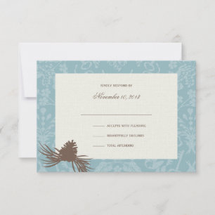 Winter Wedding Pinecones Response