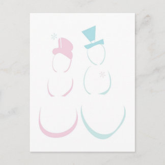Winter Wedding Save The Date Postcards