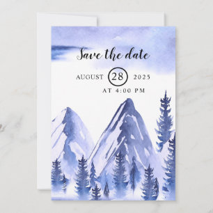 Winter Wedding Snowflake Christmas Card