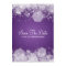 Winter Wedding Sparkling Night Purple