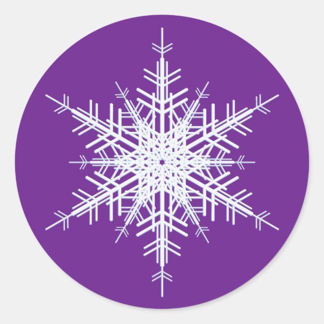 Winter Wedding Sticker (Front)