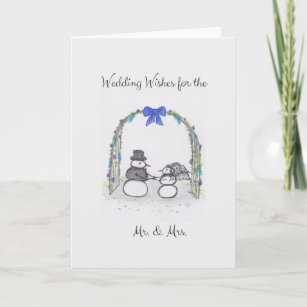 Wedding Wishes Cards Zazzle UK