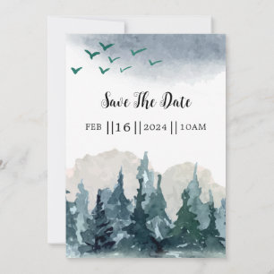 Winter WeddingIinvitation Card Stock Design
