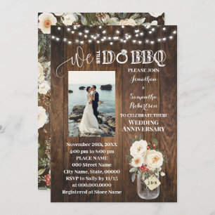 Winter Western We still do Wedding Anniversary Invitation