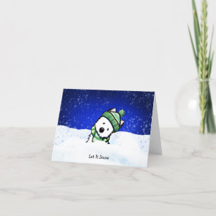 Winter Westie Note Card